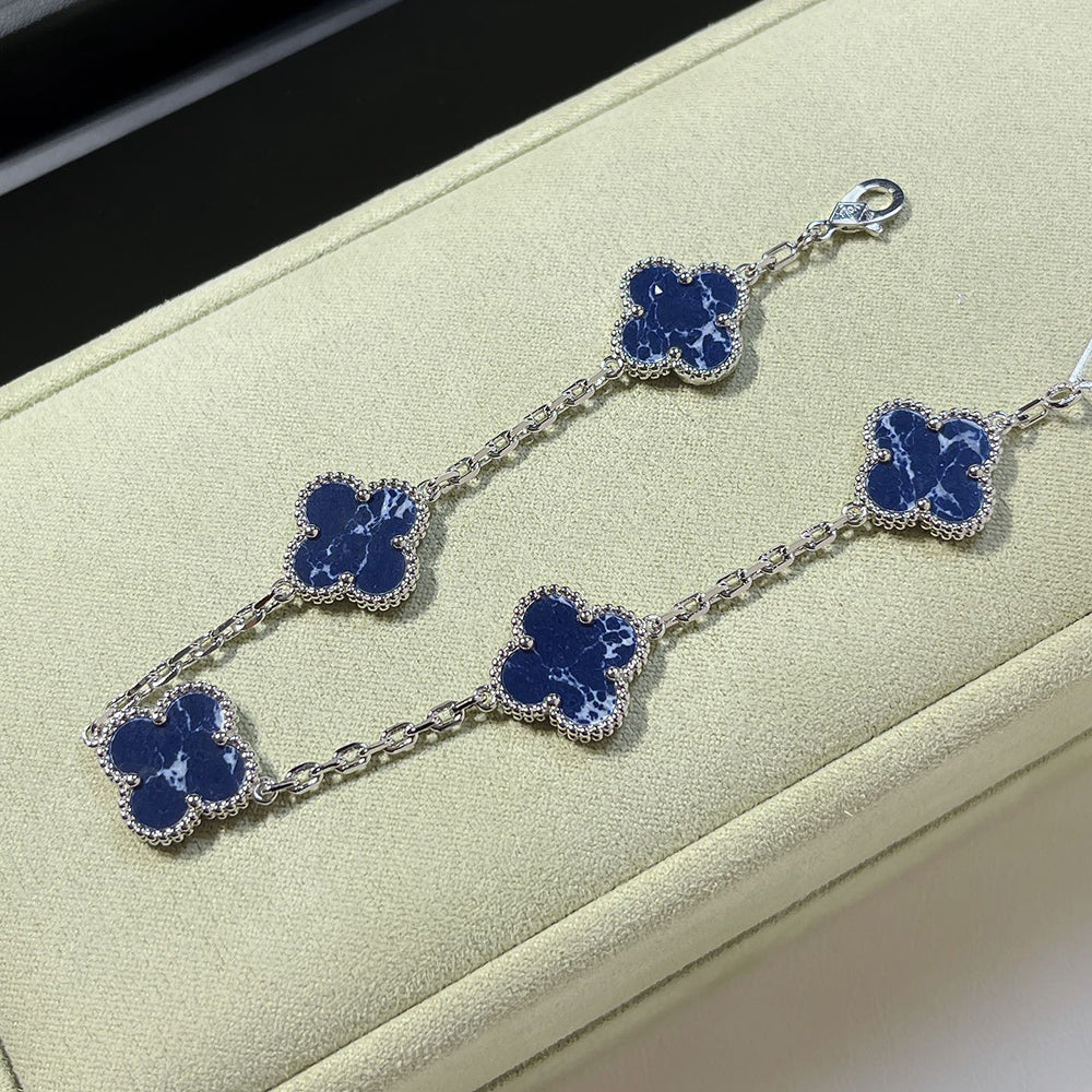 [⭐Glow Muse]CLOVER 5 MOTIF PIETERSITE BRACELET COLLECTION