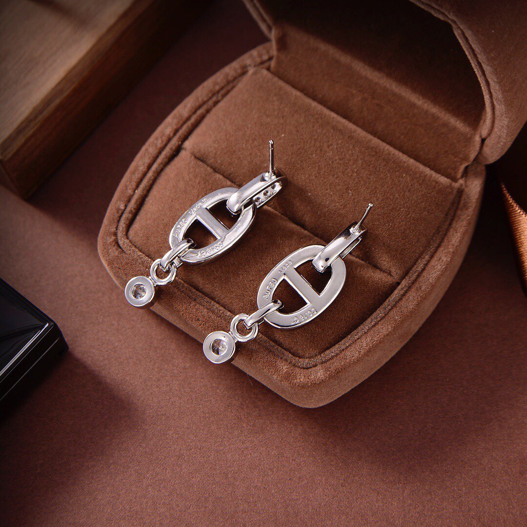 [Glow Muse]HM CHAINE DIAMOND EARRINGS