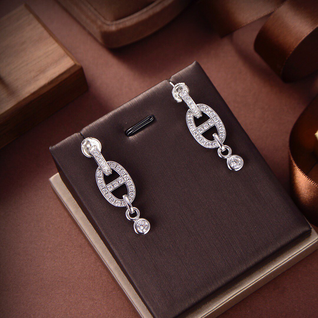 [Glow Muse]HM CHAINE DIAMOND EARRINGS