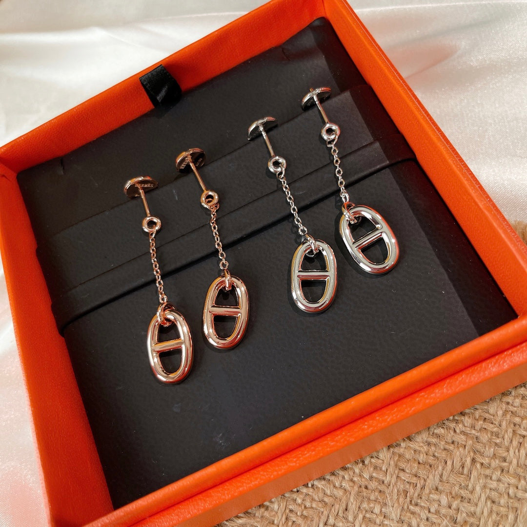 [Glow Muse]CHAINE TASSEL EARRINGS