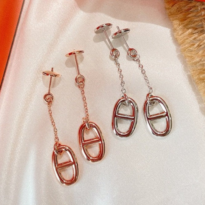 [Glow Muse]CHAINE TASSEL EARRINGS