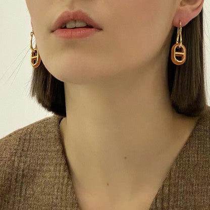 [Glow Muse]HM O'MAILLON GOLD EARRINGS