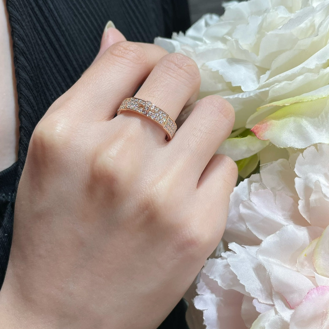 [Glow Muse]KELLY PINK GOLD DIAMOND RING