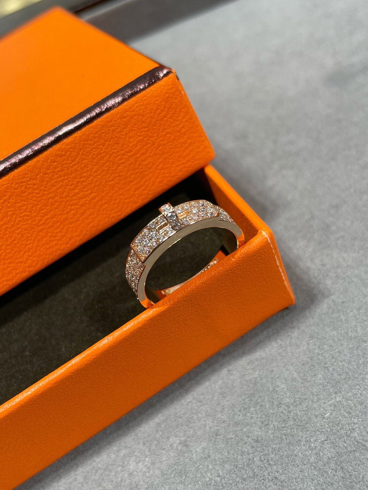 [Glow Muse]KELLY PINK GOLD DIAMOND RING