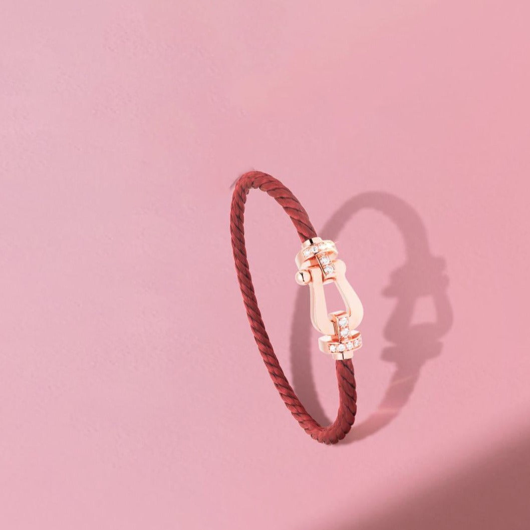 [Glow Muse]FORCE 10 HALF DIAMOND PINK GOLD RED CORDERI LARGE AND MEDIUM MODEL