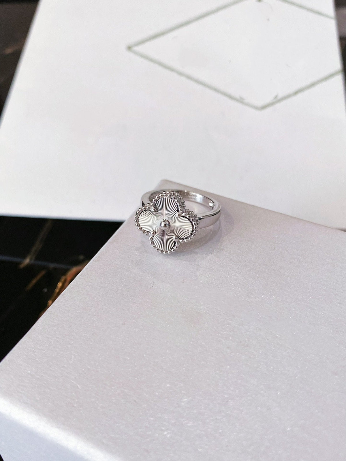 [Glow Muse]CLOVER SILVER RING