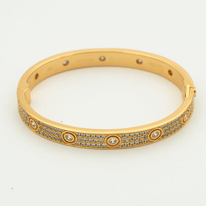 [Glow Muse]LOVE BRACELET 6.1MM DIAMOND-PAVED 10 BIG DIAMONDS