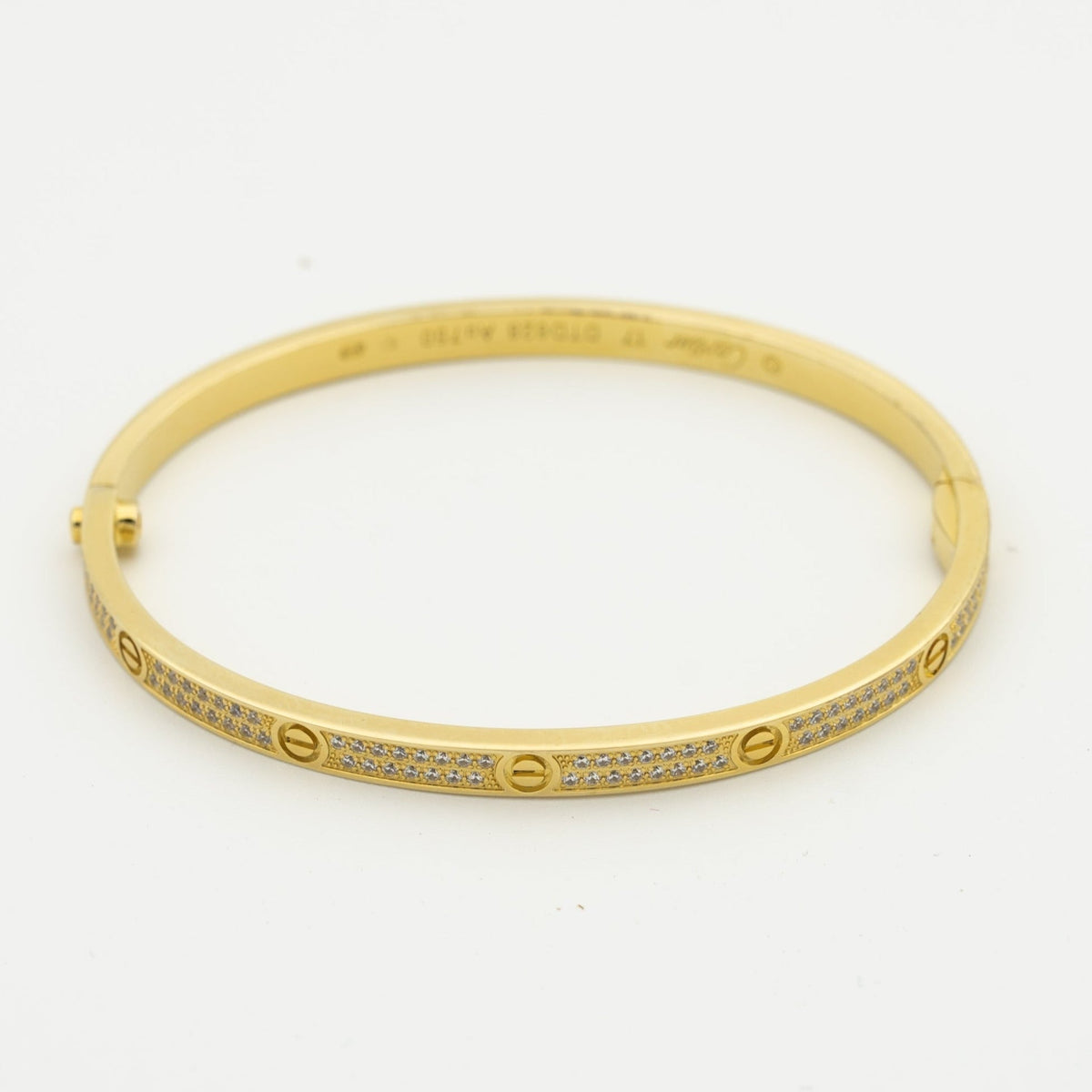 [Glow Muse]LOVE BRACELET 3.65MM DIAMOND-PAVED