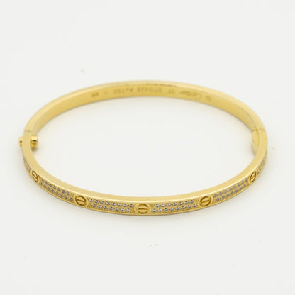 [Glow Muse]LOVE BRACELET 3.65MM DIAMOND-PAVED