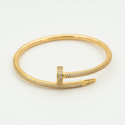 [Glow Muse]JUSTE BRACELET 3.5MM ALL DIAMONDS