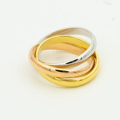 [Glow Muse Jewelry]TRINITY RING GOLD PINK GOLD SILVER