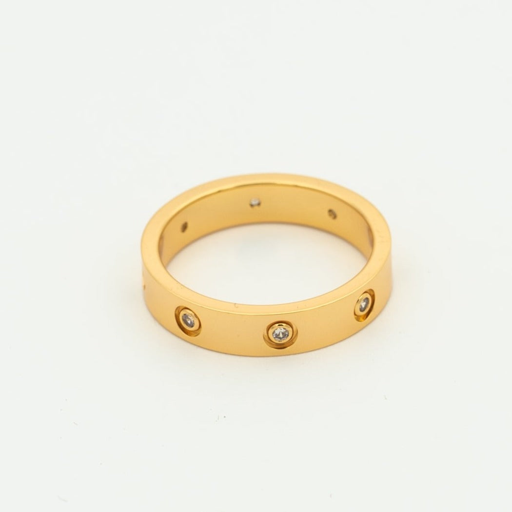[Glow Muse]LOVE RING 3.6MM 8 DIAMONDS