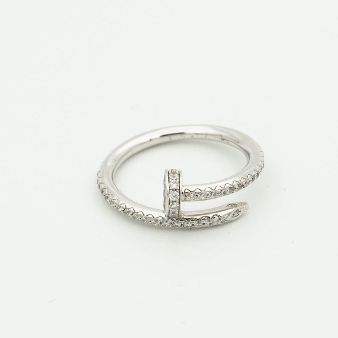 [Glow Muse]JUSTE RING 1.8MM SILVER DIAMONDS