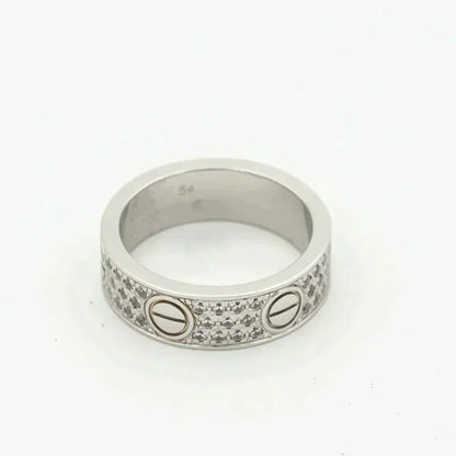 [Glow Muse]LOVE RING 5.5MM DIAMONDS PAVED