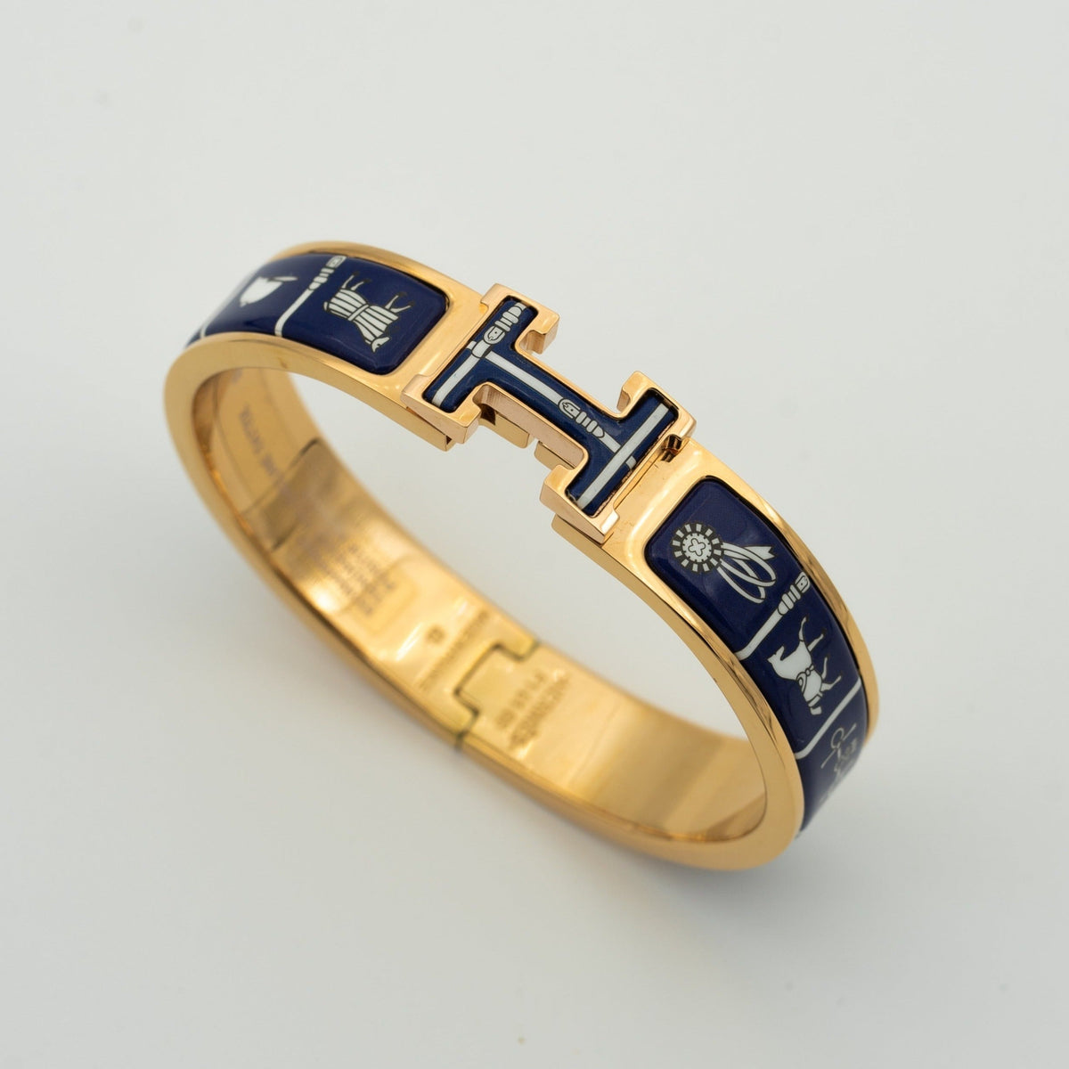 [Glow Muse]H BRACELET BLUE CERAMIC