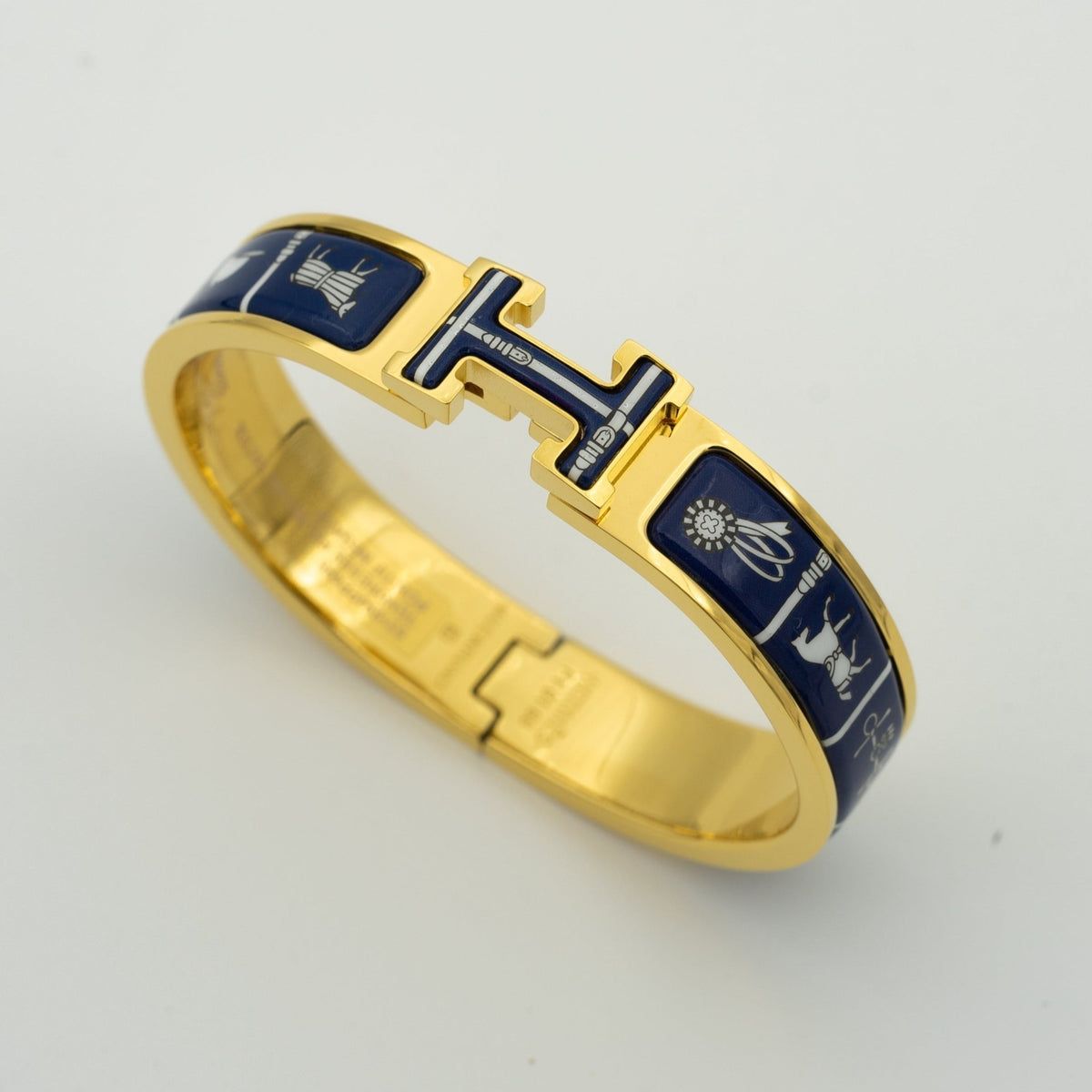 [Glow Muse]H BRACELET BLUE CERAMIC