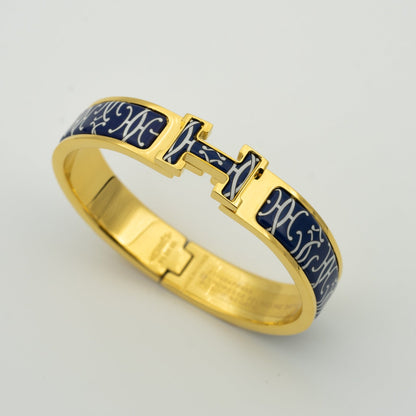 [Glow Muse]H BRACELET BLACK MULTICOLOR