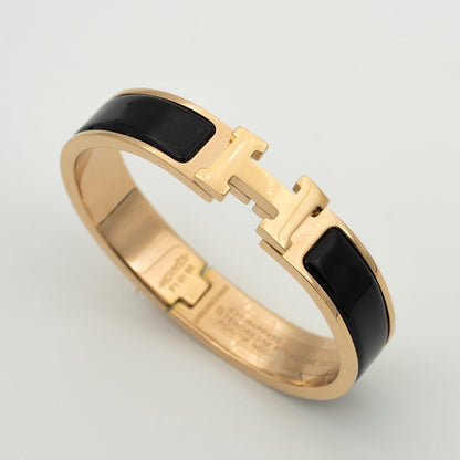 [Glow Muse]H BLACK BRACELET