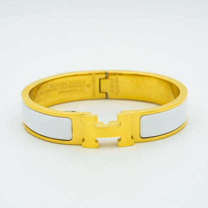 [Glow Muse]H WHITE BRACELET