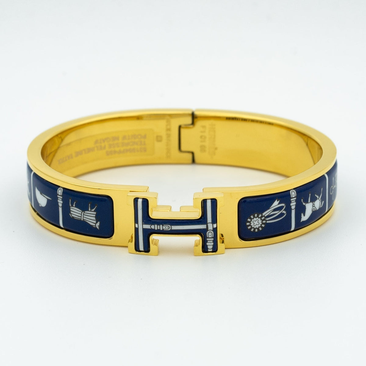 [Glow Muse]H BRACELET BLUE CERAMIC