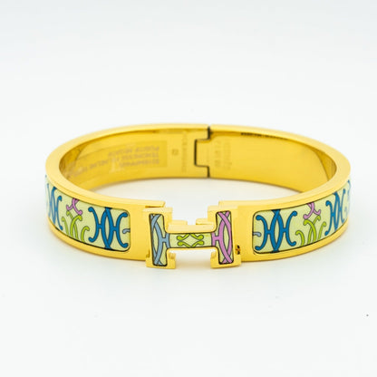 [Glow Muse]H BRACELET BEIGE MULTICOLOR