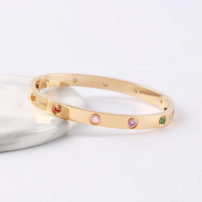 [Glow Muse]2026 RAINBOW LOVE BRACELET 6.1MM  10 DIAMONDS