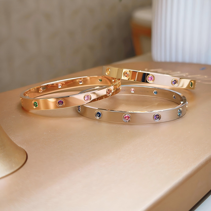 [Glow Muse]2026 RAINBOW LOVE BRACELET 6.1MM  10 DIAMONDS