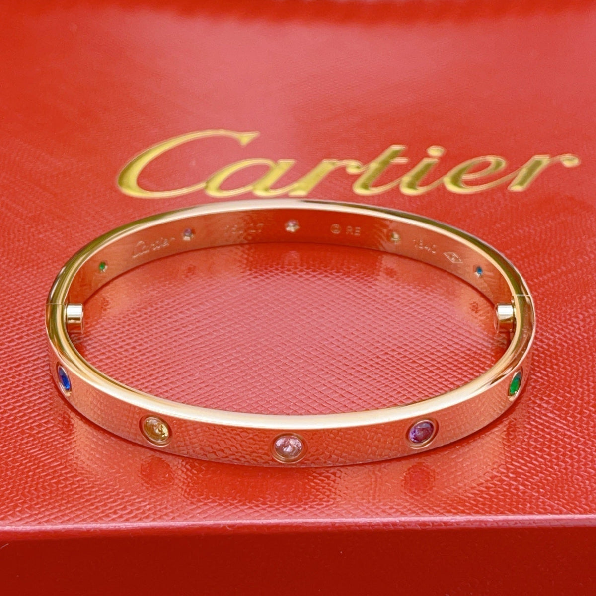 [Glow Muse]2026 RAINBOW LOVE BRACELET 6.1MM  10 DIAMONDS