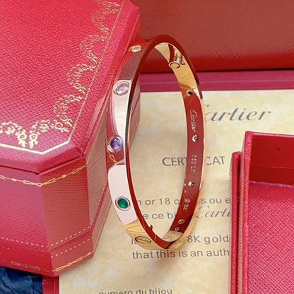 [Glow Muse]2026 RAINBOW LOVE BRACELET 6.1MM  10 DIAMONDS