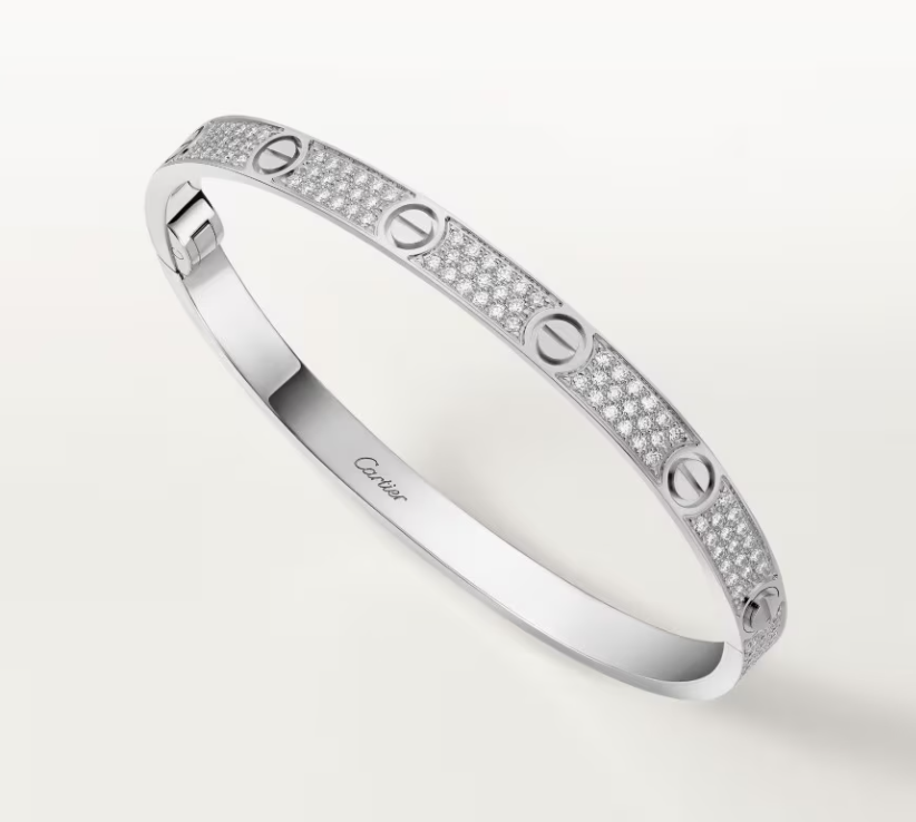 [Glow Muse]NEW-LOVE-4.8MM-Width Diamond-Studded Bracelet