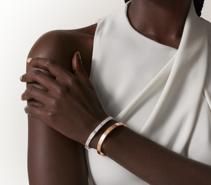 [Glow Muse]NEW-LOVE-4.8MM-Width Diamond-Studded Bracelet