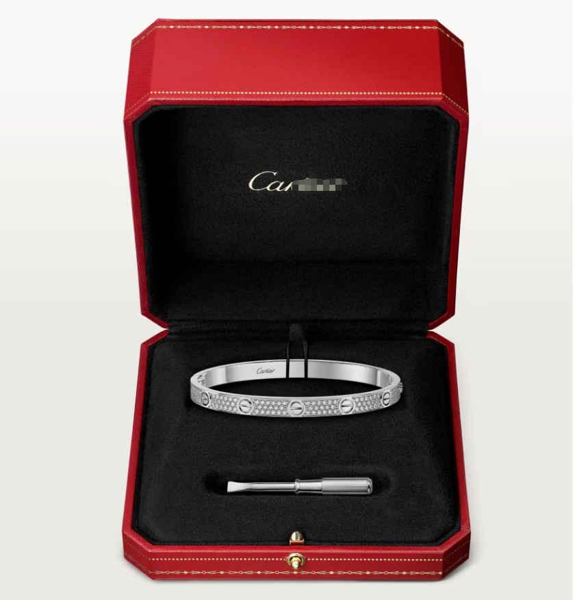 [Glow Muse]NEW-LOVE-4.8MM-Width Diamond-Studded Bracelet