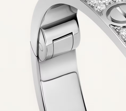 [Glow Muse]NEW-LOVE-6.1MM-Width Diamond-Studded Bracelet