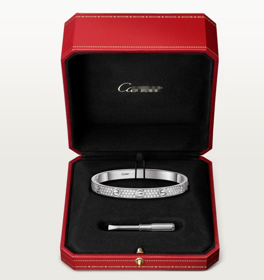 [Glow Muse]NEW-LOVE-6.1MM-Width Diamond-Studded Bracelet