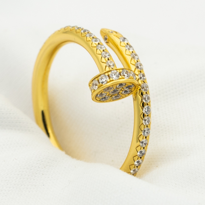 [Glow Muse]JUSTE RING 1.8MM GOLD DIAMONDS