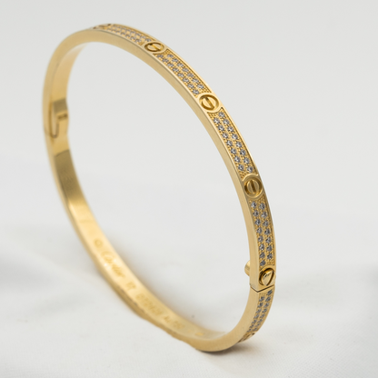 [Glow Muse]LOVE BRACELET 3.65MM DIAMOND-PAVED