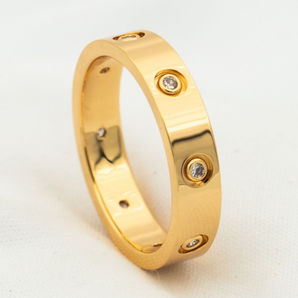 [Glow Muse]LOVE RING 3.6MM 8 DIAMONDS