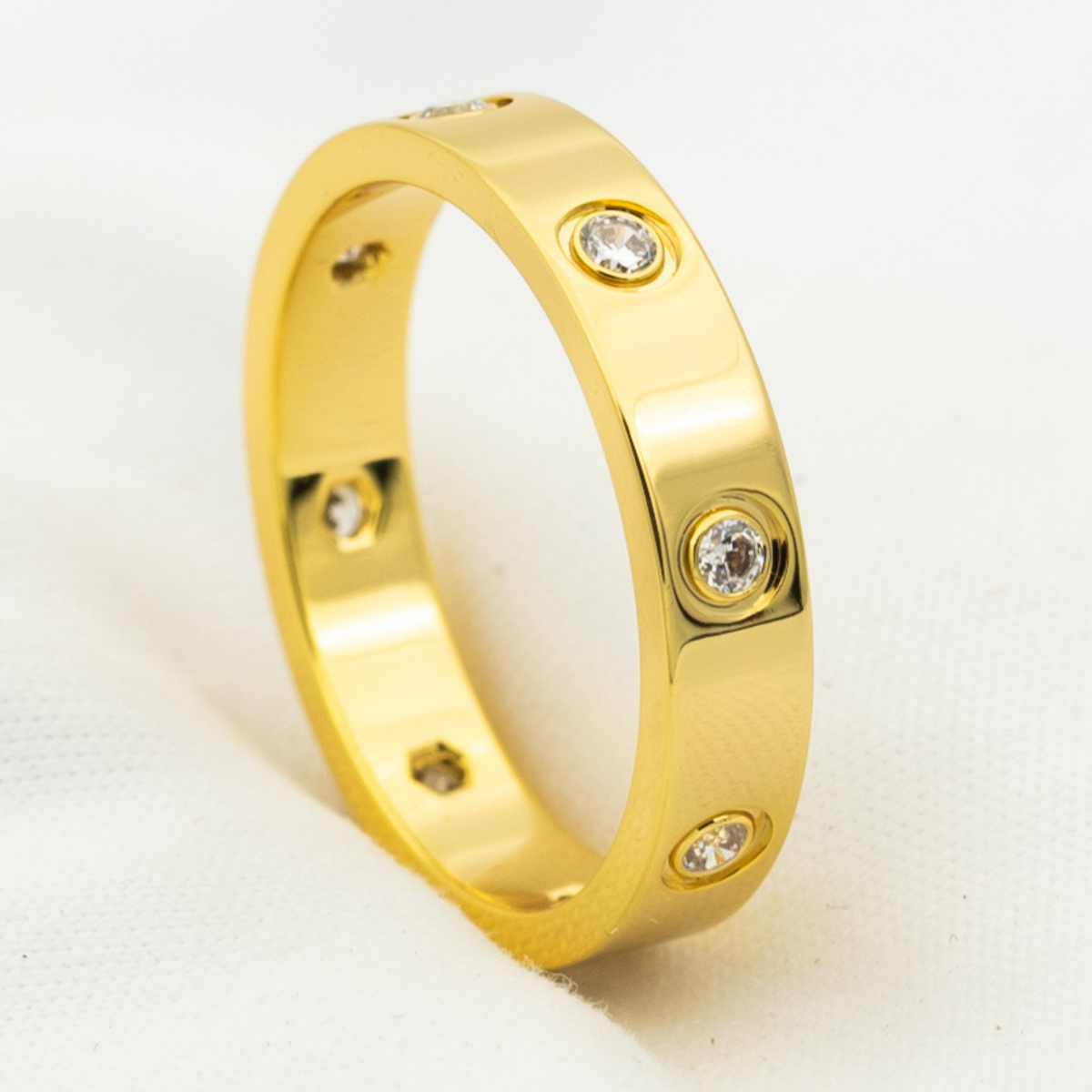 [Glow Muse]LOVE RING 3.6MM 8 DIAMONDS