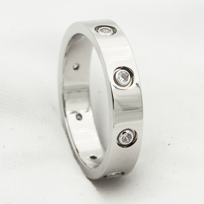 [Glow Muse]LOVE RING 3.6MM 8 DIAMONDS