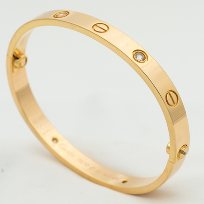[Glow Muse]LOVE BRACELET 6.1MM 4 DIAMONDS