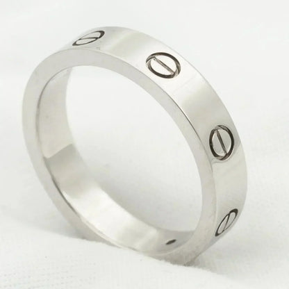 [Glow Muse]LOVE RING 4MM 1 DIAMOND SILVER