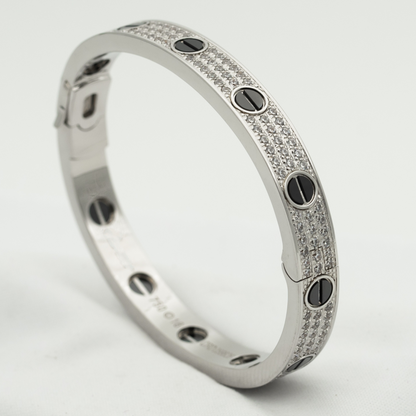 [Glow Muse]LOVE BRACELET 6.1MM DIAMOND-PAVED CERAMIC