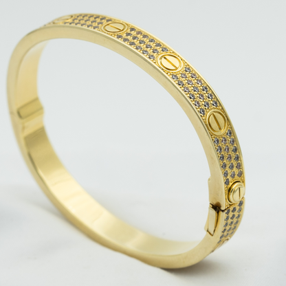 [Glow Muse]LOVE BRACELET 6.1MM DIAMOND-PAVED