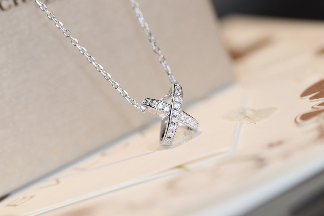[Glow Muse]JEUX DE DIAMOND NECKLACE