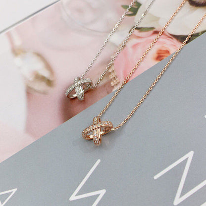 [Glow Muse]JEUX DE DIAMOND NECKLACE