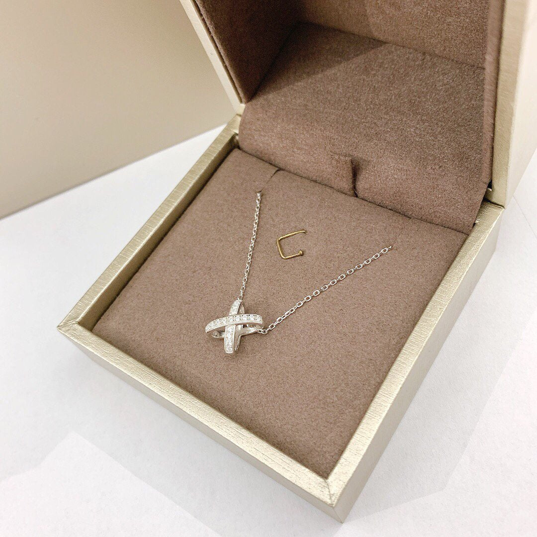 [Glow Muse]JEUX DE DIAMOND NECKLACE