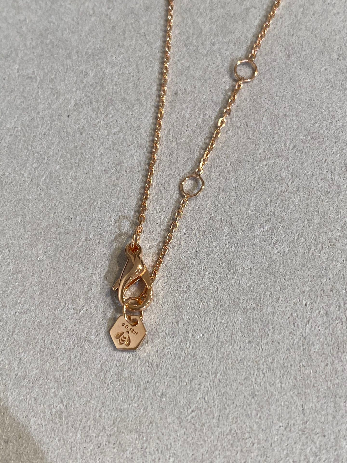 [Glow Muse]BEE LOVE DIAMOND NECKLACE