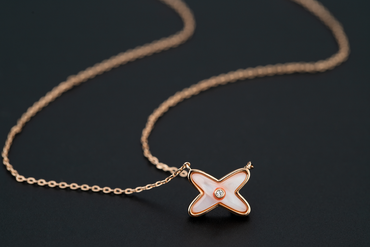 [Glow Muse]JEUX DE NECKLACE 1 DIAMOND