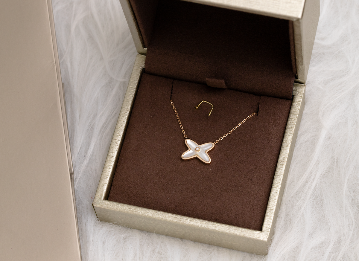 [Glow Muse]JEUX DE NECKLACE 1 DIAMOND