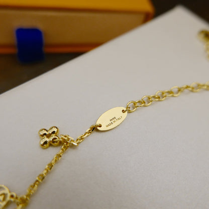 [Glow Muse]BLOOMING SUPPLE NECKLACE BRASS